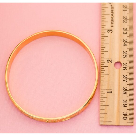 Victorian Vintage Statement Bangle Bracelet | 8.5 Inch | H17 - Picture 3 of 3